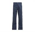 PANTALONE MAGLIA RASATA 100% COTONE GASATO E MERCERIZ. BLU NOTTE