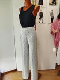 PANTALONE LARGO UNCINETTO COTONE 67% VISCOSA 33%