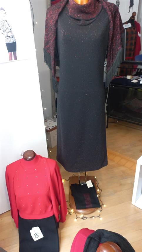 ABITO LUNGO J.MOT.CIELO 0010 NERO