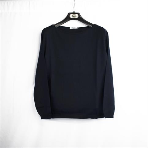 CAMICETTA COLLO A BARCA M.R. 0000 BLU NOTTE