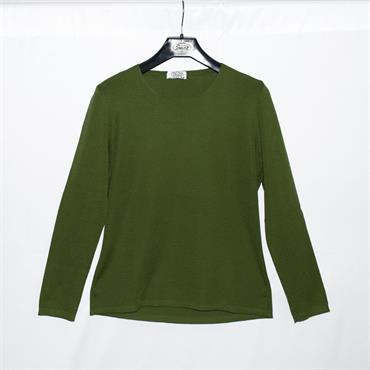 CAMICETTA G.C.B.M/L M.U.FULL FASHIONVERDE MARCITA